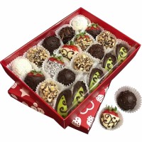 Фрукти в шоколаді Полуниця Виноград Яблуко