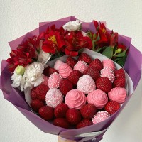 Букет из клубники "Альба"