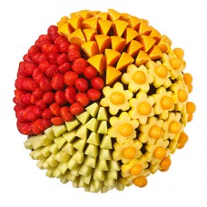 "Four continents" Fruit bouquet