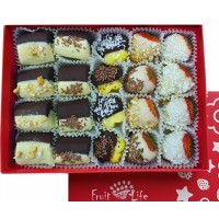 Фрукти в шоколаді Банан, Ананас, Полуниця